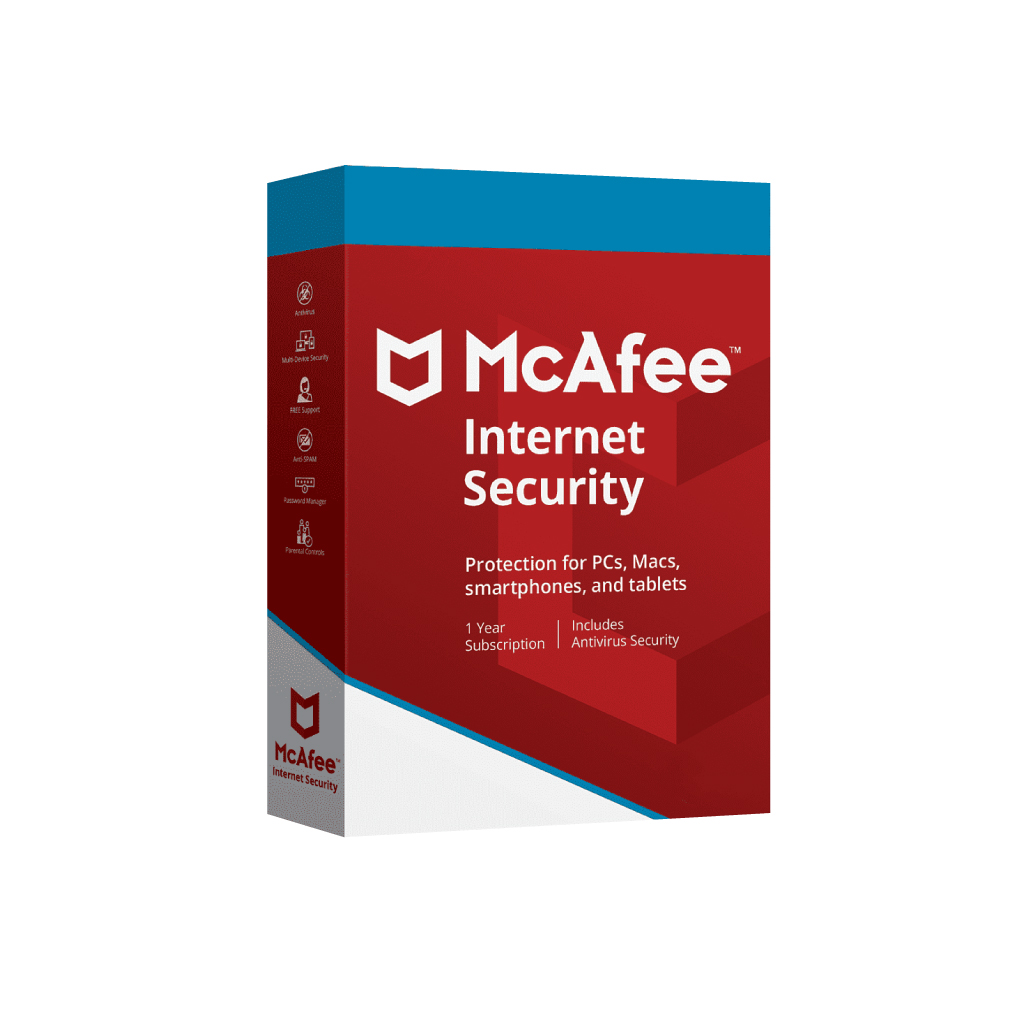 McAfee Internet Security (1 Kullanıcı / 1 yıl)